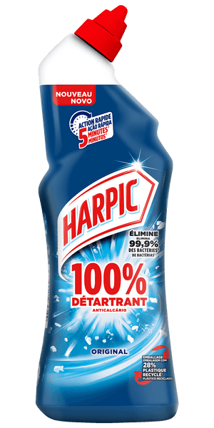 Gel WC Harpic 100% Détartrant 5min Chrono, 750ml